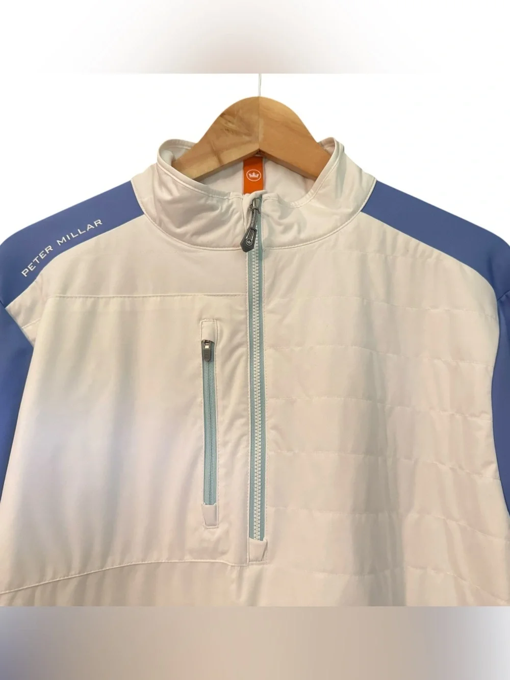 Peter Millar Crown Sport Weld Elite Hybrid Half Zip Padded Golf Jacket Medium